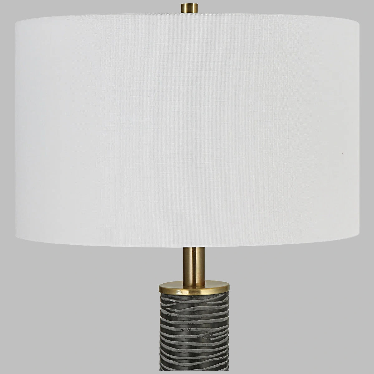 Modern wrought iron antique brass floor lamp